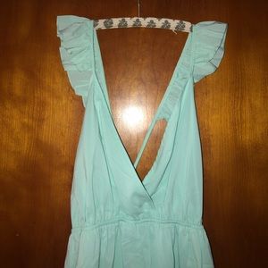 TEAL ROMPER SIZE L